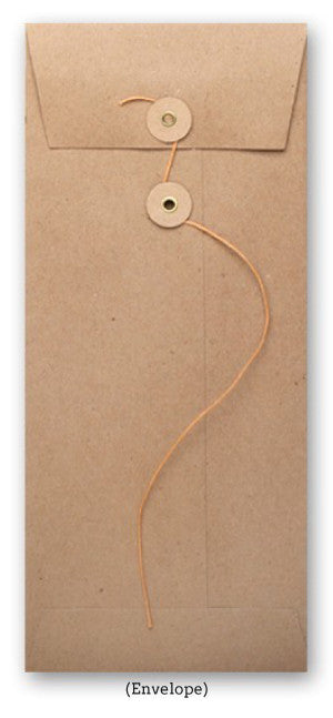 Button and string envelope