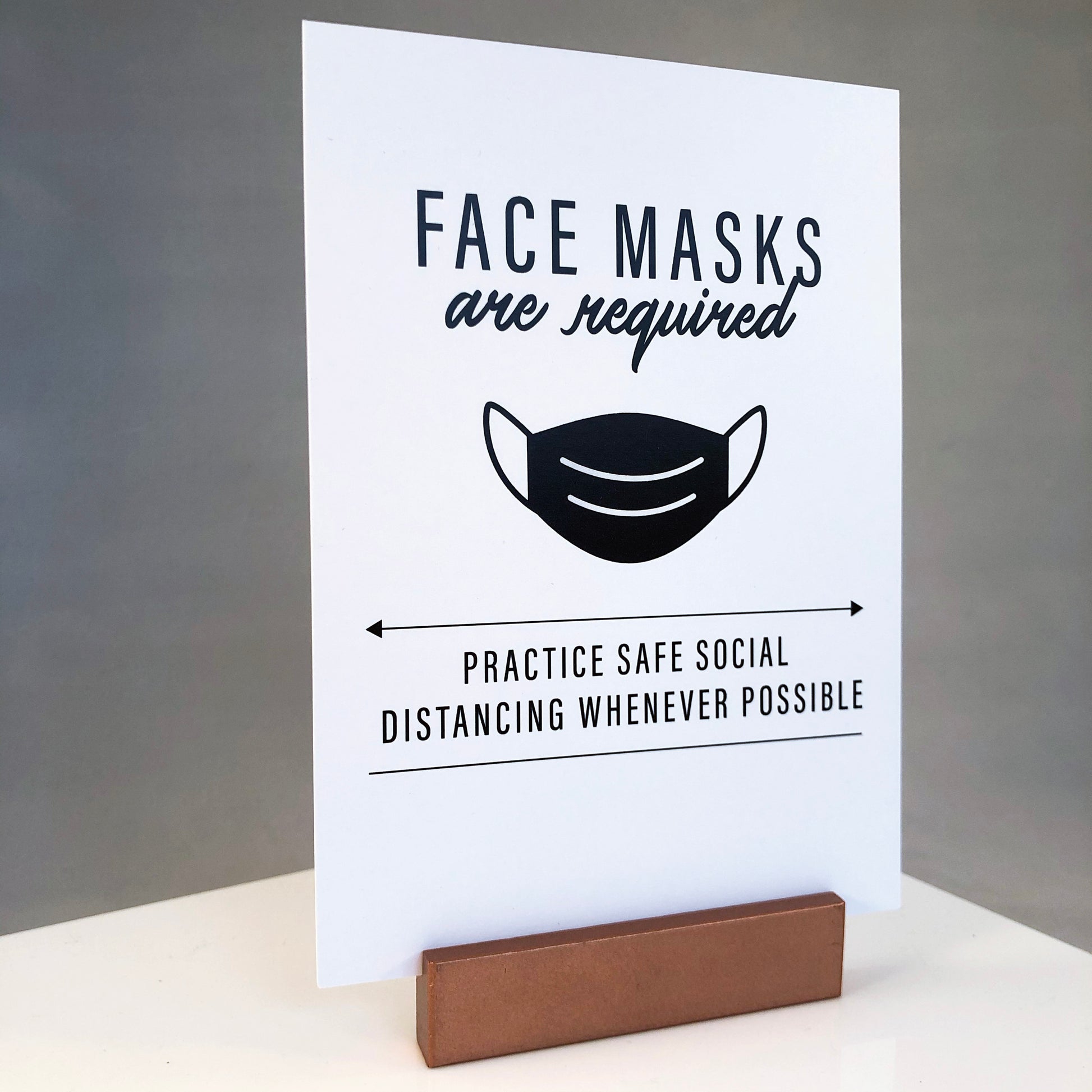 Face masks are required. Practice safe social distancing whenever possible.